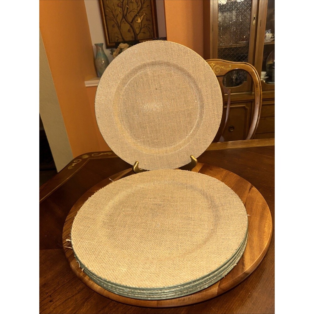 Hobby Lobby 13" Plastic Charger Plate Set Of 7